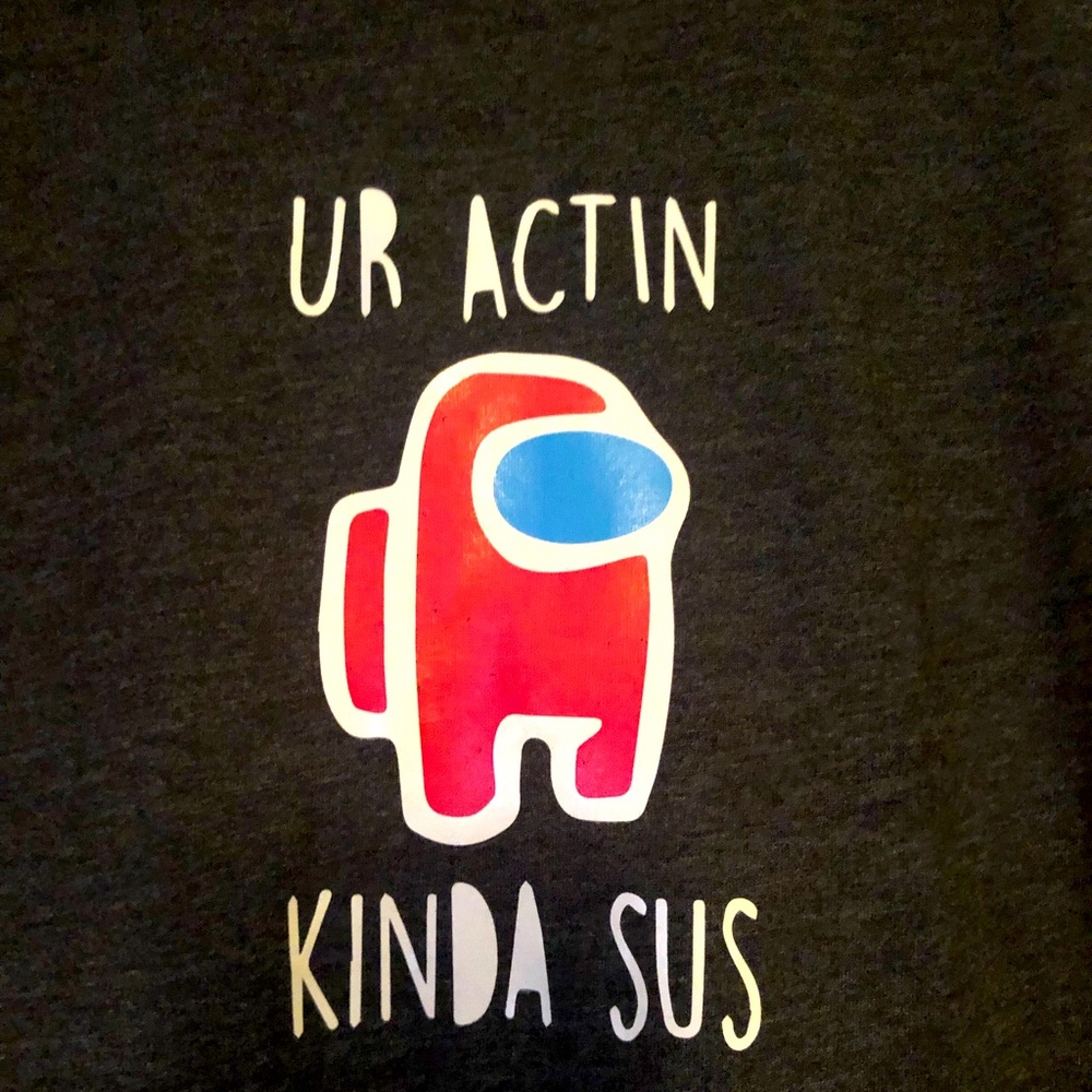 Among us kids t shirt